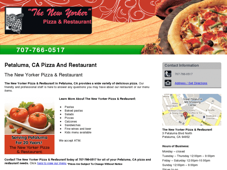 www.thenewyorkerpizzarestaurant.com