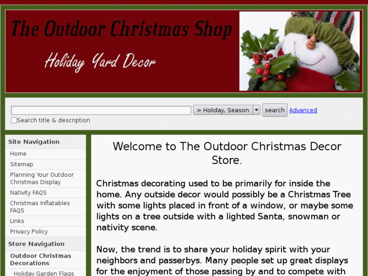 www.theoutdoorchristmasstore.com