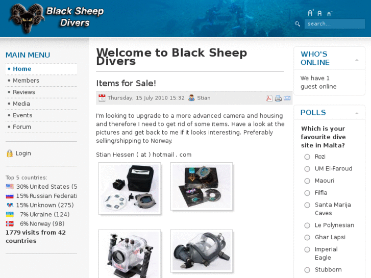 www.blacksheepdivers.net