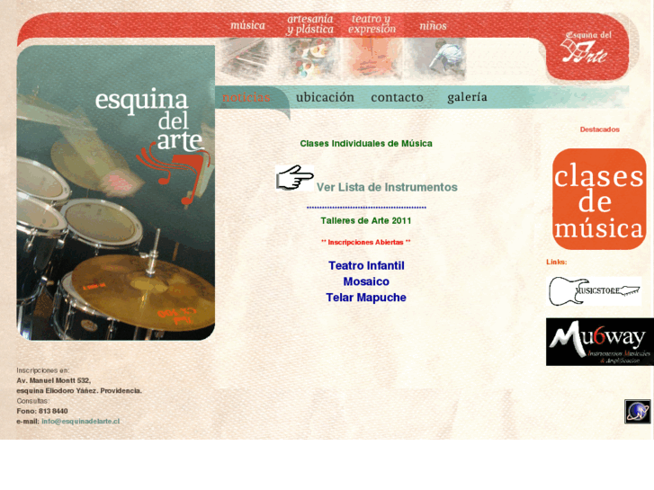 www.esquinadelarte.cl