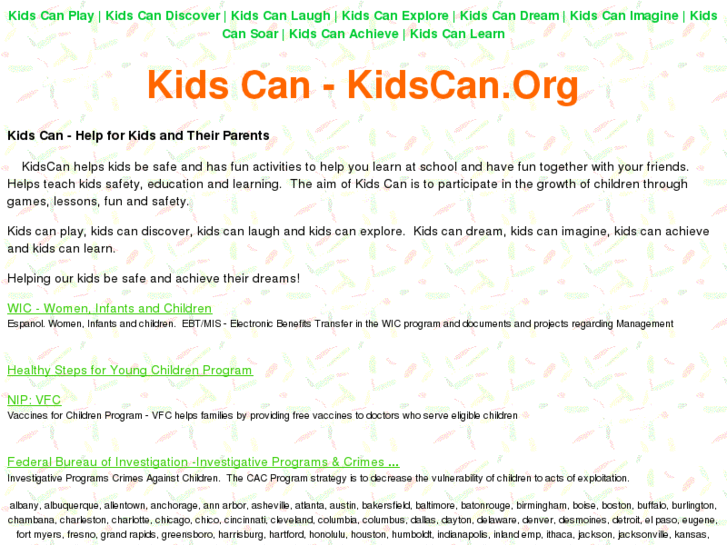 www.kidscan.org