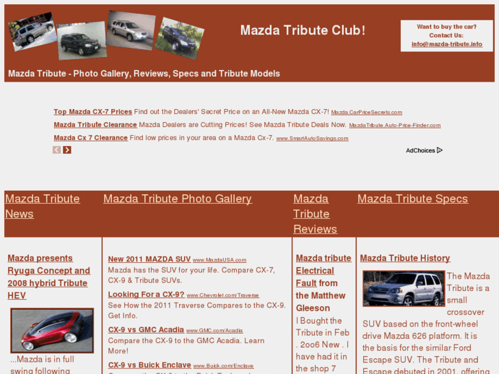 www.mazda-tribute.info