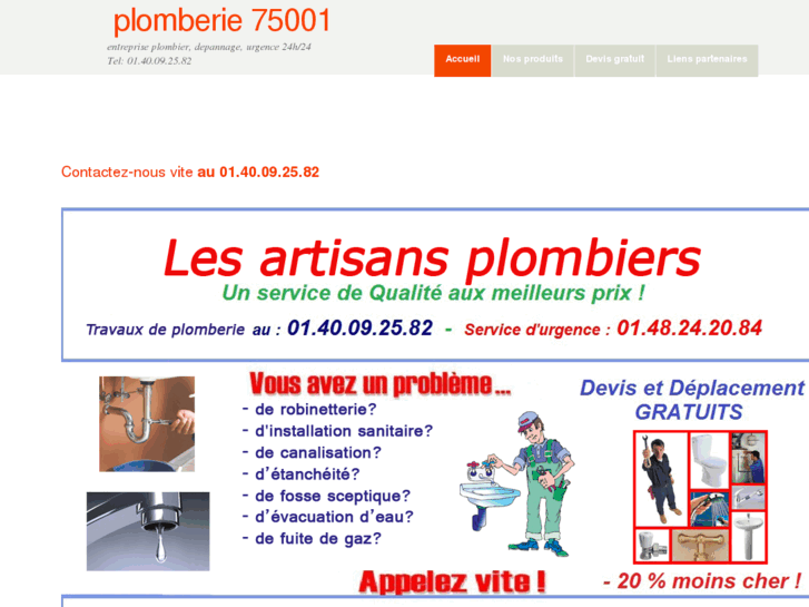 www.plomberie75001.net