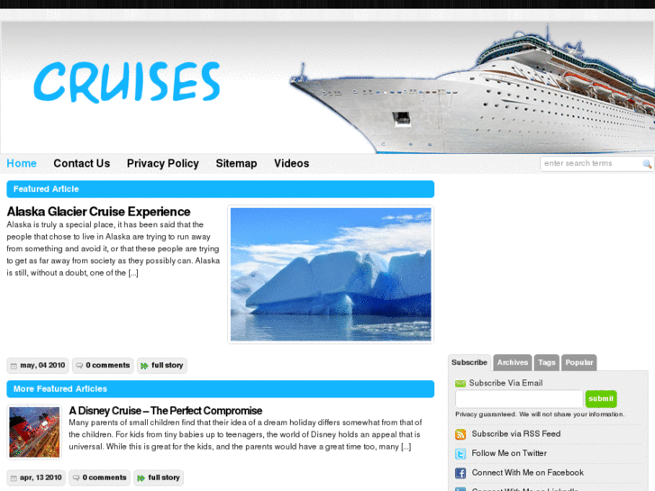 www.adviceoncruises.com