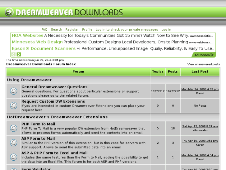 www.dreamweaverdownloads.com