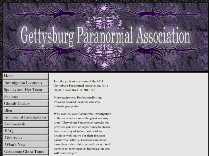 www.gettysburgparanormalinvestigations.com