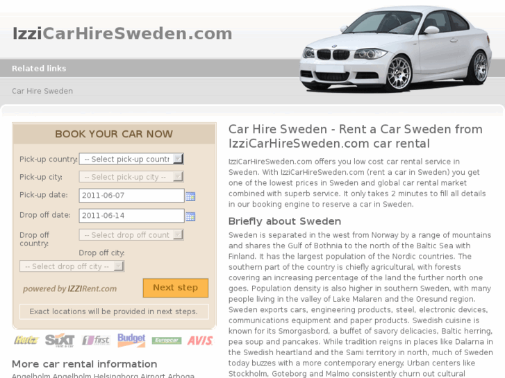 www.izzicarhiresweden.com