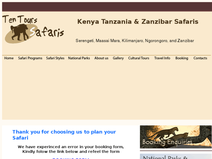 www.tensafaris.com