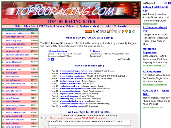 www.top100racing.com