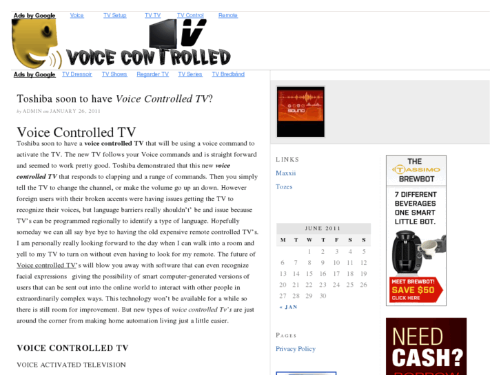 www.voicecontrolledtv.com