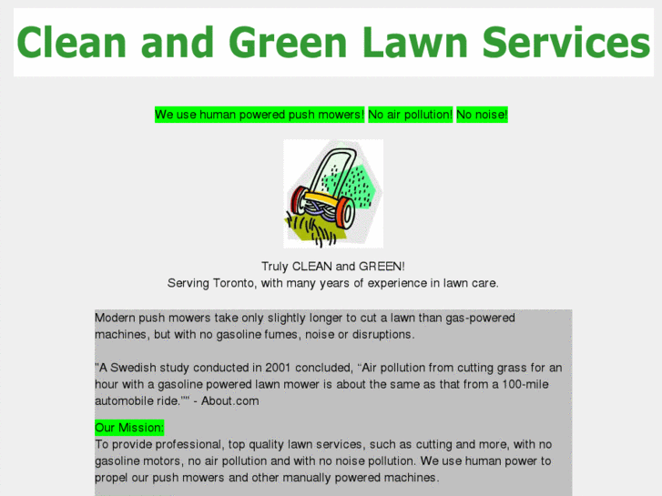 www.cleanandgreenlawnservices.com