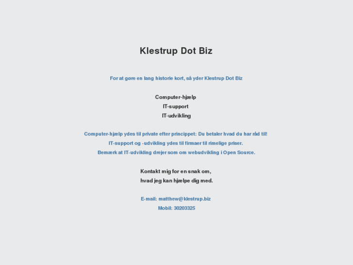 www.klestrup.biz