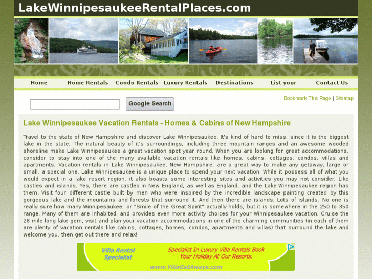 www.lakewinnipesaukeerentalplaces.com