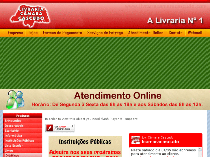 www.livrariacamaracascudo.com