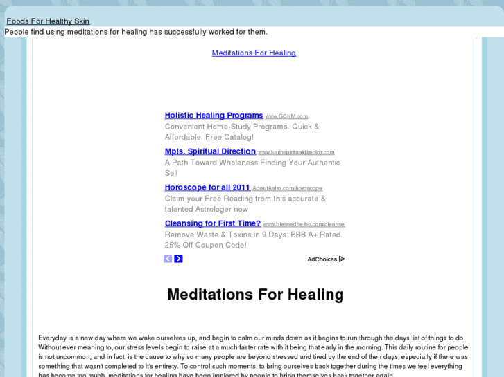 www.meditationsforhealing.com
