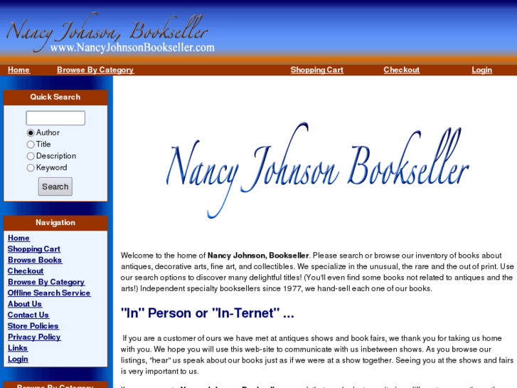 www.nancyjohnsonbookseller.com