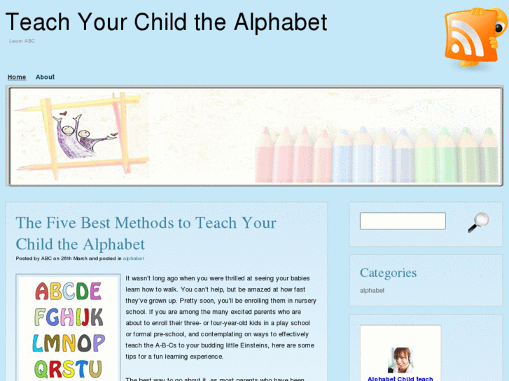 www.teachyourchildthealphabet.com