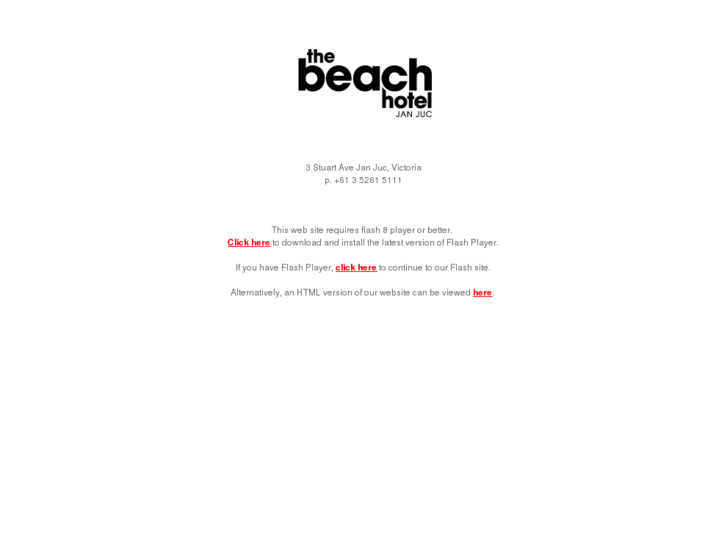 www.thebeachhoteljanjuc.com.au