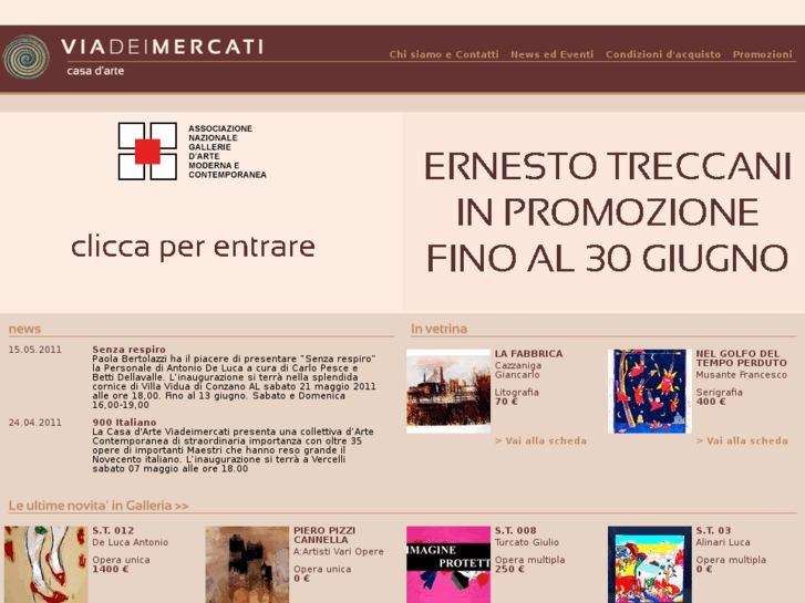 www.viadeimercati.it