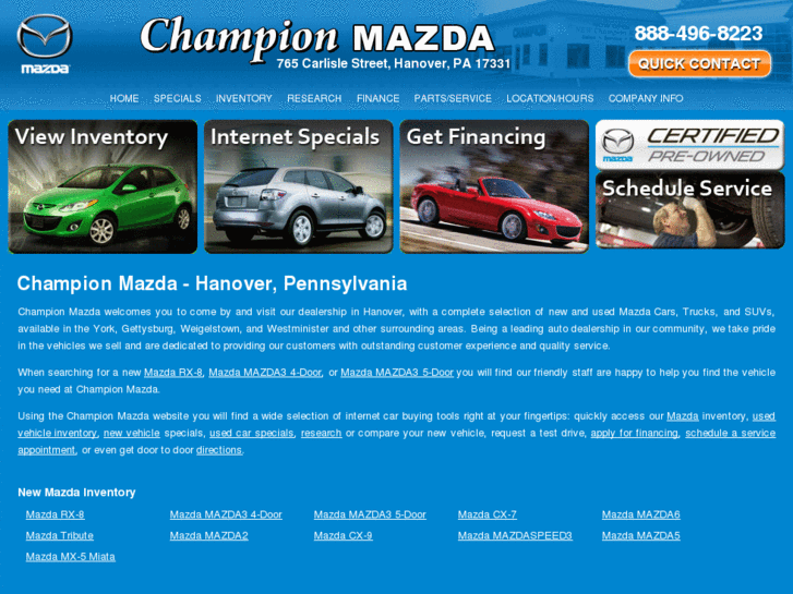 www.championmazdahanover.com