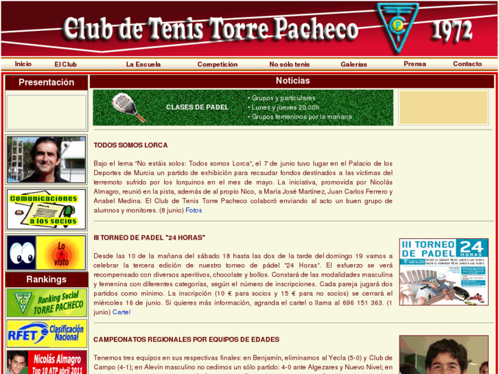 www.clubtenistorrepacheco.com