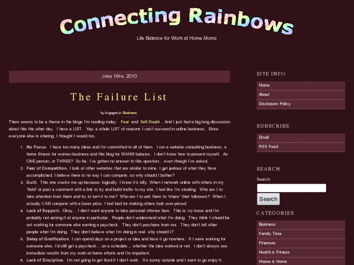 www.connectingrainbows.com