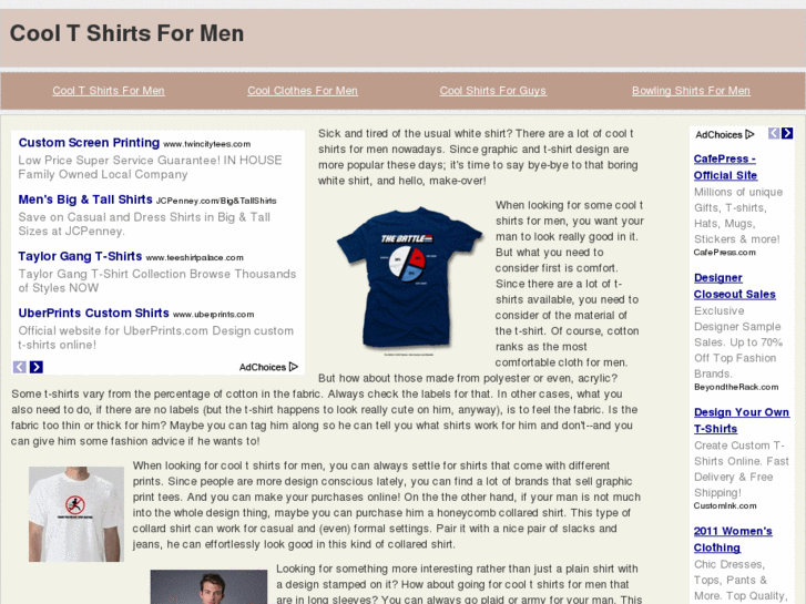 www.cooltshirtsformen.com