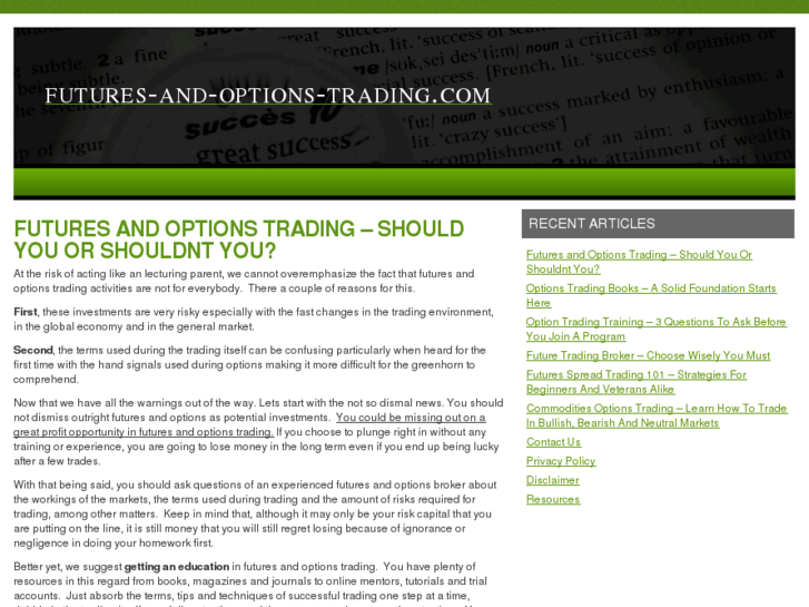 www.futures-and-options-trading.com