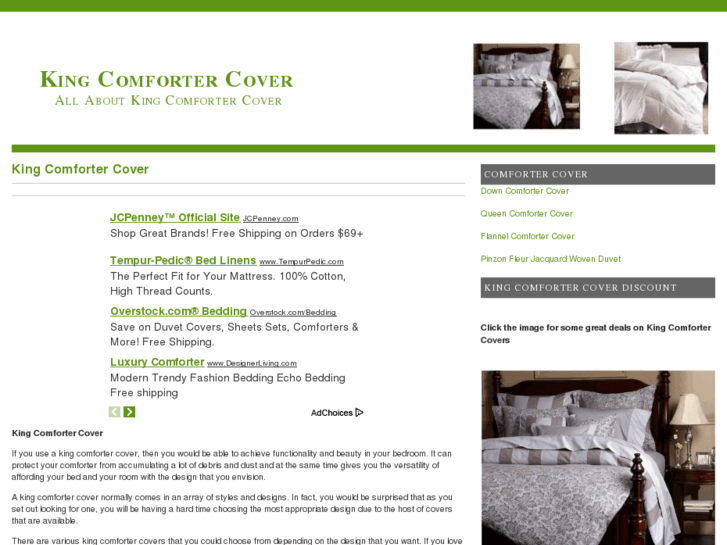 www.kingcomfortercover.net