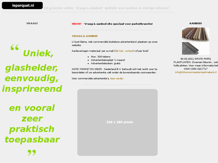 www.leparquet.nl