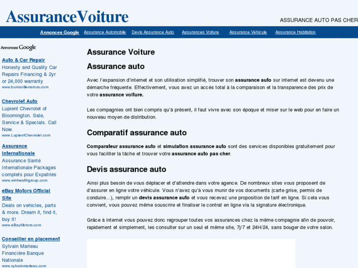 www.monassurancevoiture.com