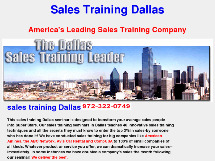 www.sales-training-dallas.com