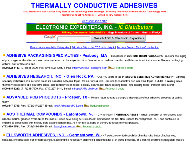 www.thermallyconductiveadhesives.com