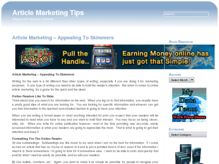 www.articlemarketingtips.info