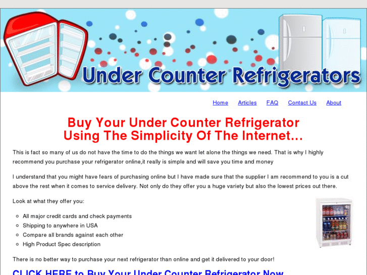 www.buyundercounterrefrigerators.com