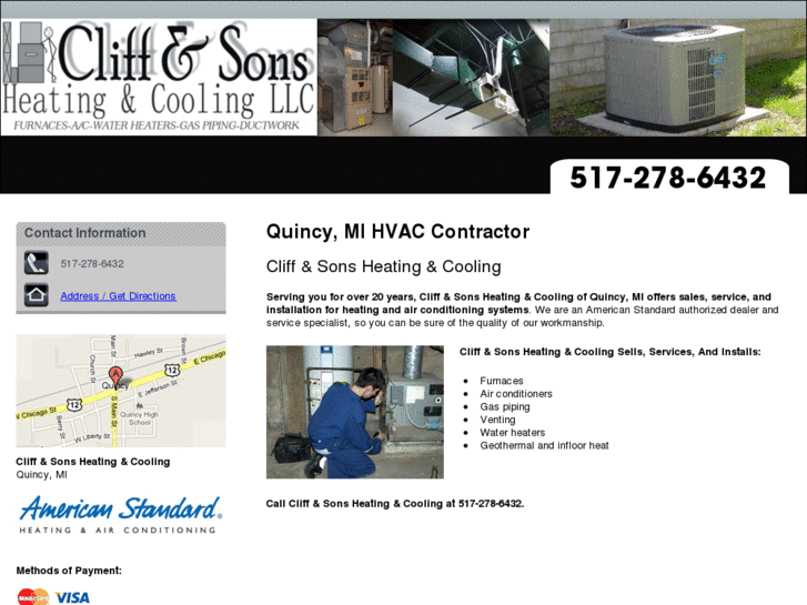 www.cliffandsonsheatingandcoolingllc.net