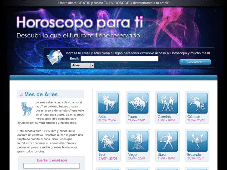 www.horoscopoparati.com