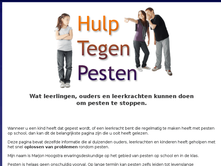 www.hulptegenpesten.com