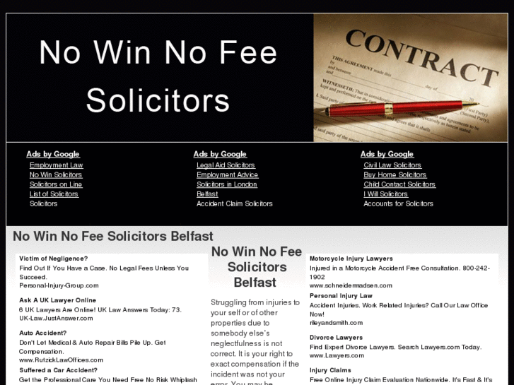 www.nowinnofeesolicitorsbelfast.co.uk