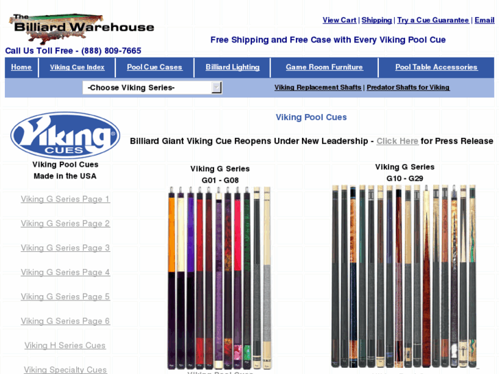 www.vikingcues-billiardwarehouse.com