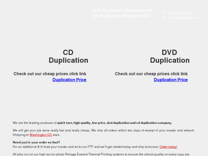 www.washingtondcdvdduplication.com