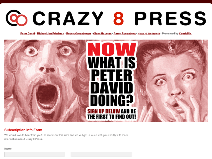 www.crazy8press.com