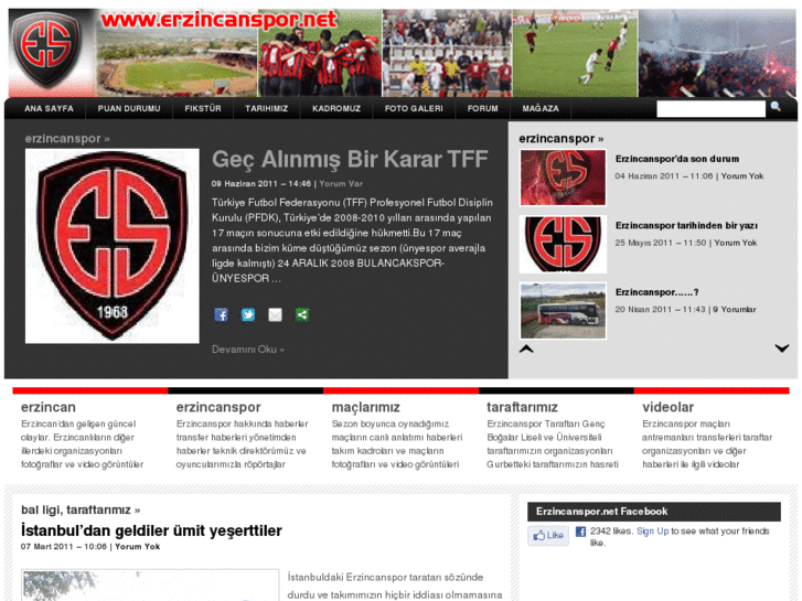 www.erzincanspor.net