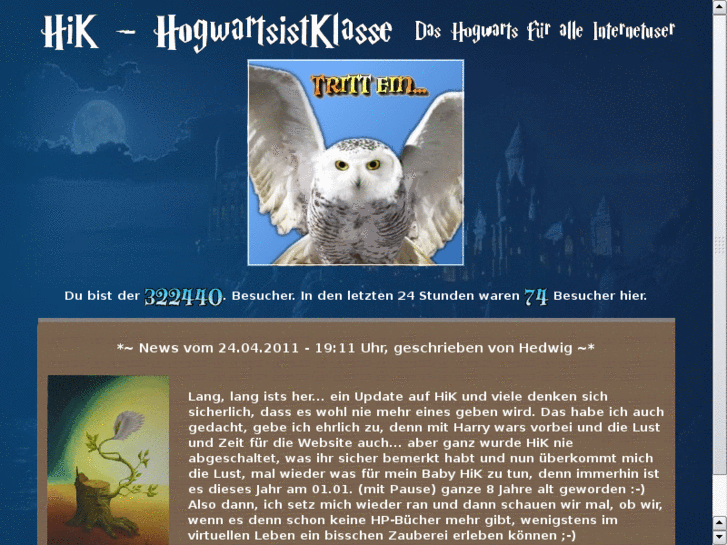 www.hogwartsistklasse.net