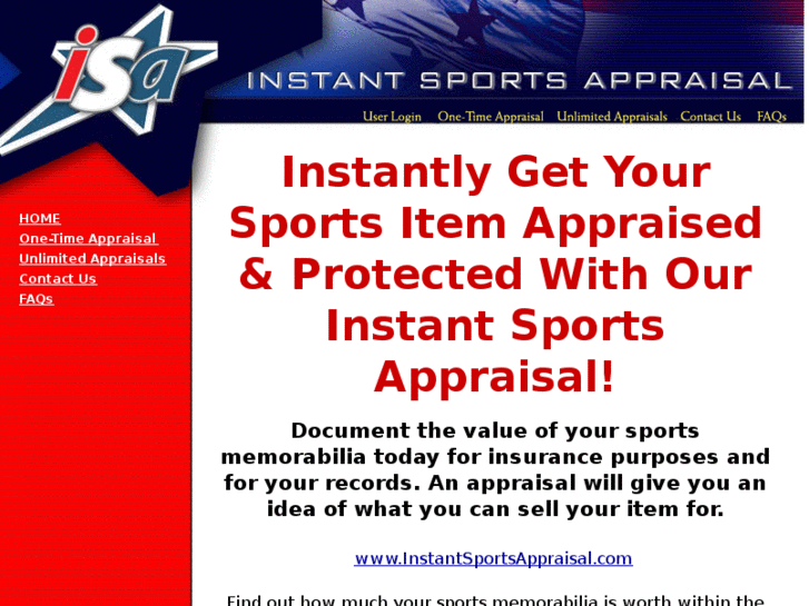 www.instantsportsappraisal.com