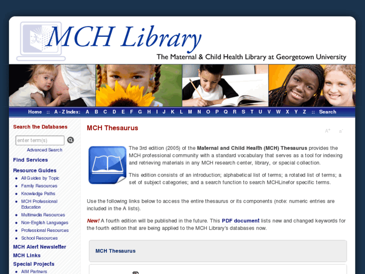 www.mchthesaurus.info
