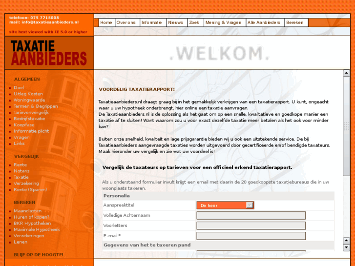 www.taxatie-aanbieder.nl