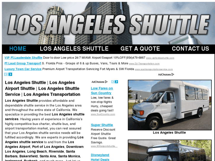 www.thelosangelesshuttle.com