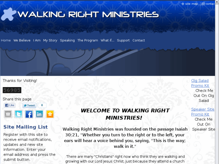 www.walkingrightministries.com