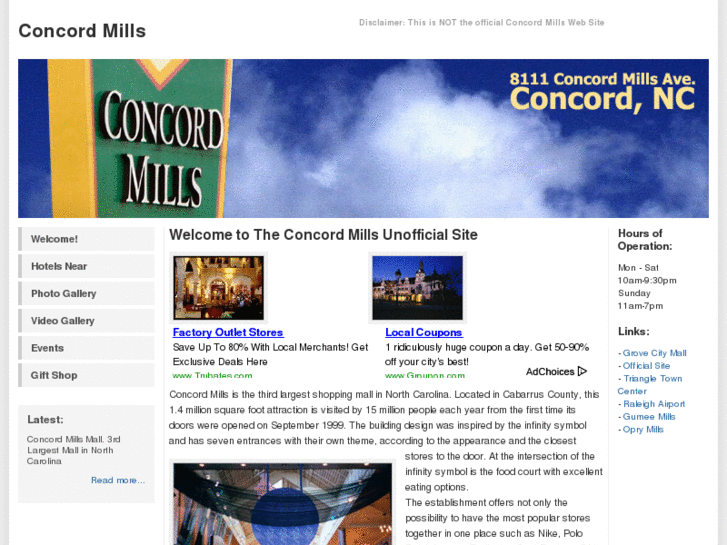 www.concordmills.us